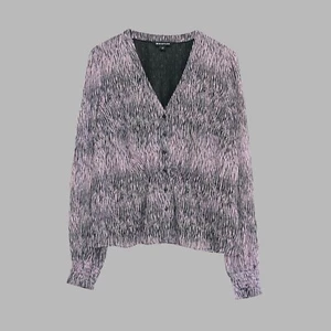 Whistles Arielle Tiger Animal Print Dobby Bluse | UK 12 - Bild 1 von 7