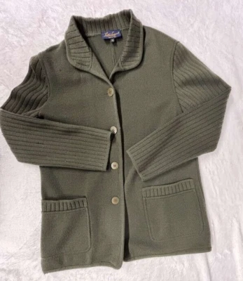 Suéter cárdigan tejido con botones mediano Luisa Spagnoli 100 % lana pura para mujer Foto 1 de 4