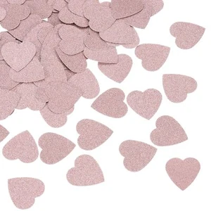 250Pcs Heart Confetti Glitter Confetti Table Confetti Decor for Party Wedding... - Picture 1 of 6