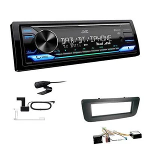 JVC Digital Autoradio DAB+ Bluetooth für Skoda Rapid + Spaceback piano black - Bild 1 von 6