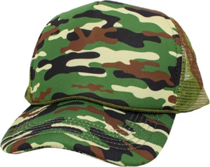 Classic Trucker Foam Front Mesh Back Snapback Adjustable Baseball Cap - Picture 1 of 256
