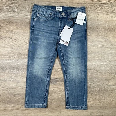 Hudson Jeans Boys 2T Jagger Slim Pants Baby Blue Adjustable Waist - Image 1 of 4