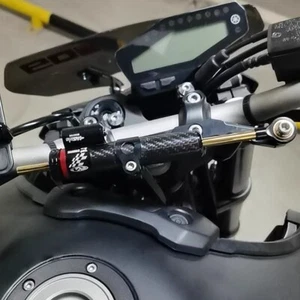 For Yamaha MT-09 FZ09 2013-2020 2018 CNC Steering Damper & Mounting Bracket Kit - Picture 1 of 6