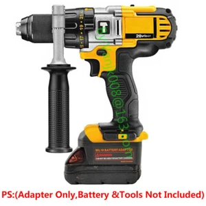 1 Adapter for Dewalt 20V XR Tools to Used for Milwaukee M18 RED Batteries Power - Picture 1 of 4