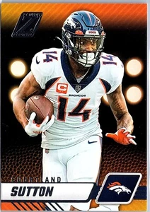 Fútbol americano Courtland Sutton 2023 Panini Zenith Denver Broncos #29 casi nuevo/muy bueno - Imagen 1 de 2