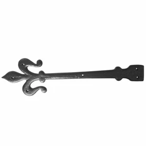 Bisagra frontal tradicional - tamaños variados - bisagra de puerta de jardín antigua negra - JAB23 - Imagen 1 de 3