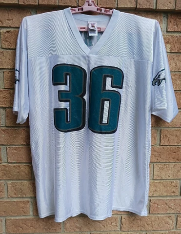 Brian Westbrook NFL Philadelphia Eagles Reebok White Jersey  Size 2XL Cover