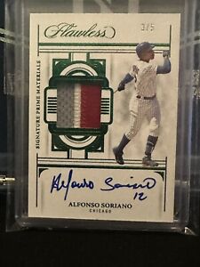 Alfonso Soriano 23 Flawless Signatures Prime Materials 3/5