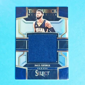 2022-23 Panini Select Throwback Memorabilia Paul George Patch Indiana Pacers - Picture 1 of 5