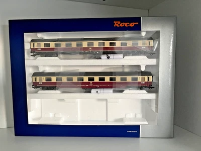 🌟 Roco HO 74122 - coffret de 2 voitures TEE DB - Neuf - Photo 1/4