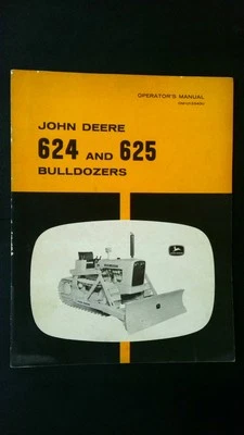 John Deere 624 625 Bulldozers Manual de Operador Guía de Equipo De Colección Foto 1 de 2