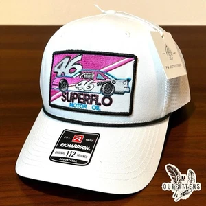 Vintage Cole Trickle Superflo 46 Days of Thunder Patch Richardson 112 Rope Hat - Picture 1 of 6
