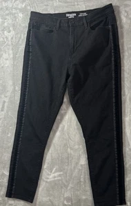 Denizen Levis Womens Jeans 16 Black High Rise Ankle Skinny Dark Wash Denim - Picture 1 of 12