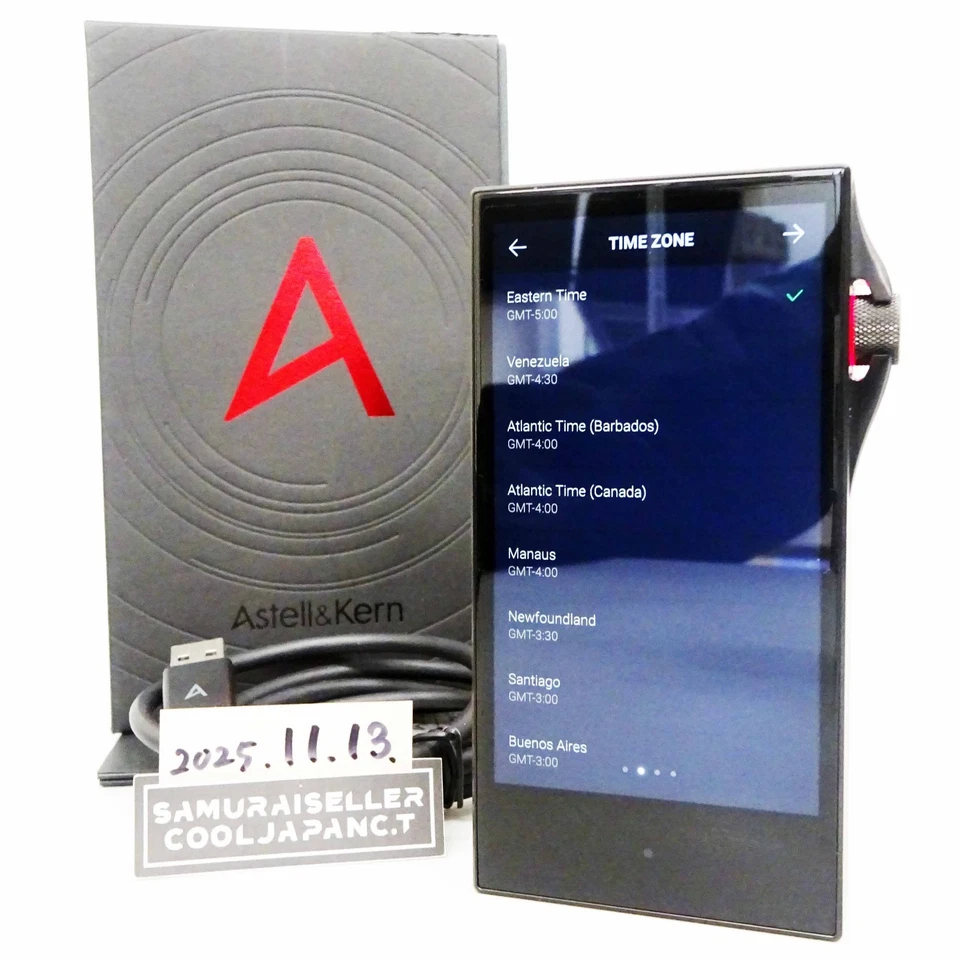 Reproductor de audio portátil Astell & Kern SA700 Onyx negro AK-SA700-OB DAP Japón usado Foto 1 de 4