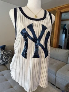 PINK MLB Yankees Tank top NWT from 2015 - Picture 1 of 7