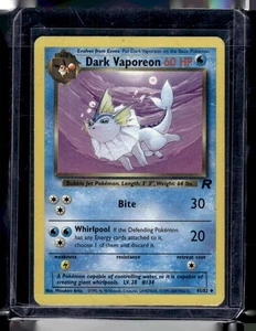 Pokemon TCG Dark Vaporeon 45/82 Team Rocket - Picture 1 of 2