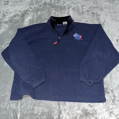 Pullover polar mediano con cremallera 1/4 colección 100 acres Disney Winnie The Pooh para mujer Foto 1 de 4