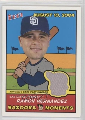 2005 Topps Bazooka Bazooka Moments Ramon Hernandez #BM-RH - Image 1 of 2