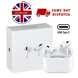 Apple Pro 2nd Generation Left Right Pods with Wireless Charging Case - Full Kit - Picture 1 of 7