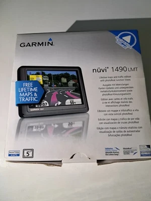 garmin navi nüvi auto Display 1490 LMT navigation updalebenslang Karten Verkehr - Bild 1 von 4