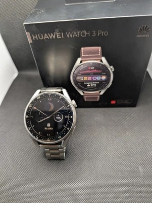 Huawei Watch 3 Pro GLL-AL01 Titanium Grey Smartwatch 46mm GPS Bluetooth WiFi  - Bild 1 von 4