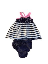 BABY GAP  Girls 12-18 Mo. Strappy Tank And Bubble Shorts Ruffle Set 4th of July