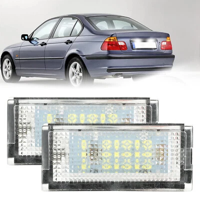 2 luci targa a led adatte per BMW E46 berlina e touring | station wagon - Immagine 1 di 4
