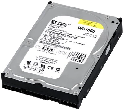 Hard Drive WD Caviar WD1800JB-00DUA0 180GB 7.2K 8MB ATA 3.5'' - Image 1 of 3