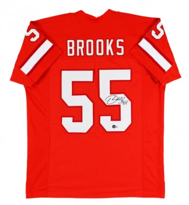 Derrick Brooks Signed Tampa Bay Buccaneers Orange Creamsicle Jersey (Beckett) - Image 1 of 4