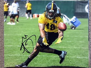 Bud Dupree Rookie Pittsburgh Steelers Autografiado Firmado 8x10 Photo Con / - Picture 1 of 1