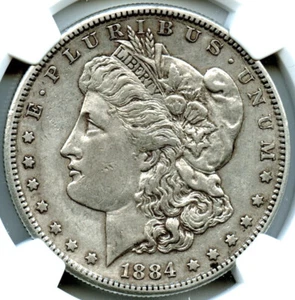 1884-S Morgan Dollar, NGC XF45 - Picture 1 of 3