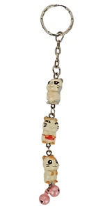 Hamtaro "Serie di 3 MiniFigure cm. 2 Circa con Portachiavi e Campanellini" - Imagen 1 de 2