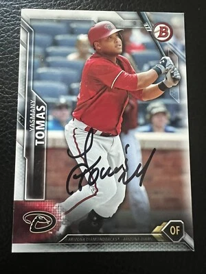Yasmany Tomas Signed 2016 Bowman Card - Image 1 of 2
