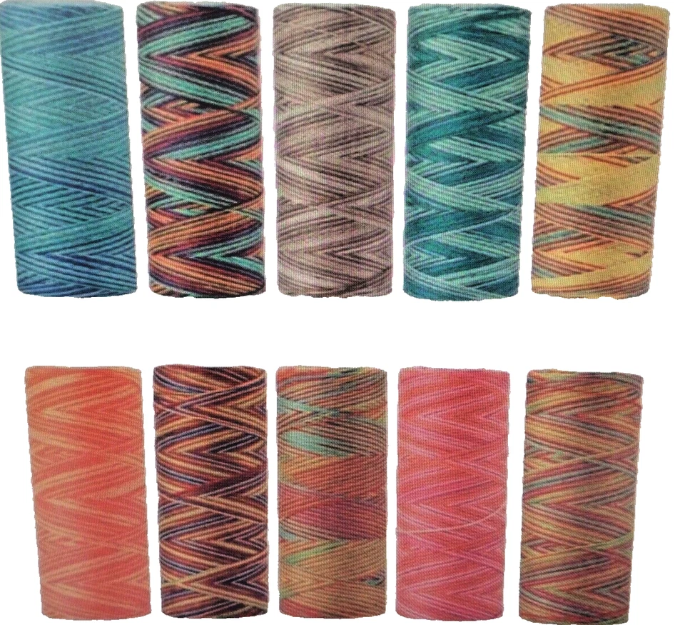 300 Yards 10 Color Cross Stitch Thread Set - Image 1 of 1
