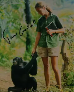 JANE GOODALL SIGNED AUTOGRAPH 8X10 PHOTO - WORLD RENOWNED PRIMATOLOGIST, RARE! - Picture 1 of 2