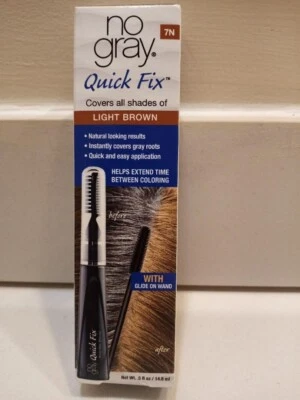 Varita sin gris-fijación rápida-cubre instantáneamente raíces grises (#7N)-¡MARRÓN CLARO! Bonus Buy! Foto 1 de 3