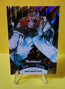 MARC-ANDRE FLEURY 2021-22 ICE IN THE VEINS GOLD #IV14 Chicago Blackhawks - Picture 1 of 2