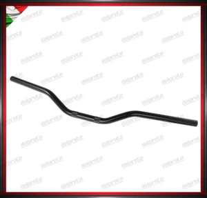 MANUBRIO ANODIZZATO NERO MOTO ATV CUSTOM PIEGA BASSA 22 MM UNIVERSALE ALLUMINIO - Imagen 1 de 2