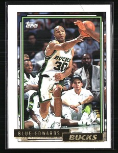 Blue Edwards 1992 Topps Gold #291  Basketball Card