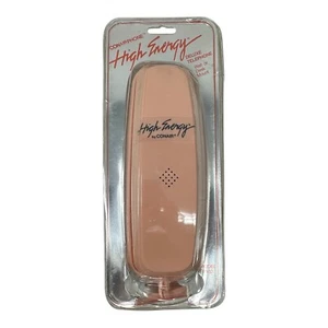 Vintage 80s Conair Phone High Energy Deluxe Telephone Wall Desk TP102 Peach Pink - Picture 1 of 12