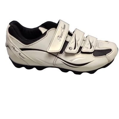 Zapatos de ciclismo todo terreno Pearl Izumi Interface para mujer talla 10,5 blancos 15213001 Foto 1 de 4