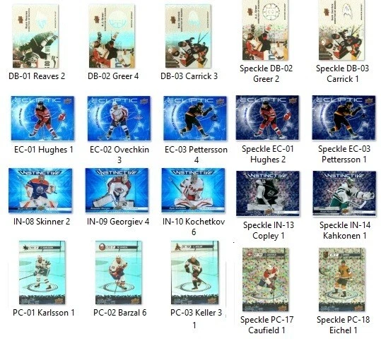 2023-24 UD Series 2 - Dir of Boards, Ecliptic, PC's, Instinctive - Pick 'em - Image 1 of 1