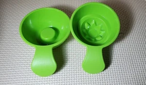 Nuevo Tupperware Juego de 2 Cucharadas Decoración Arroz Color Verde Lima - Imagen 1 de 2