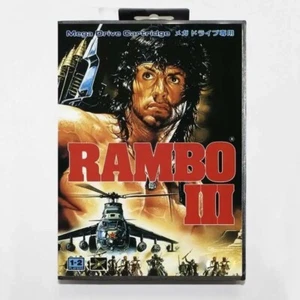 Rambo III 16bit MD Game Card For Sega Mega Drive/ Genesis with Retail Box - Bild 1 von 1