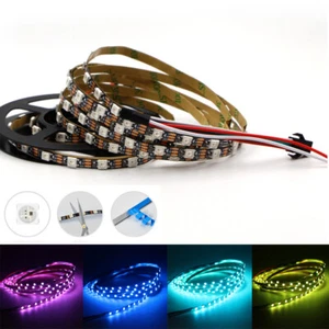 3/4/5mm Narrow PCB WS2812B sk6812 Led Strip light RGB IC pixel Addressable Smart - Picture 1 of 17