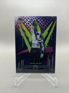 2025 Topps Finest WWE - Scacchiera Viola /199 - #1 Roman Reigns - Comune - Foto 1 di 2