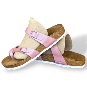 Birkenstock Mayari Icy Metallic Old Rose, Size 9 (40R) - Picture 1 of 14