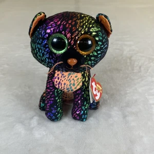 Ty Beanie Boos SPELLBOUND the Halloween Cat 6" Claire's Exclusive NEW MWMT - Picture 1 of 10