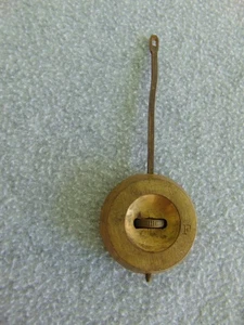 ANTIQUE ANSONIA MANTLE SHELF PORCELAIN CLOCK ADJUSTABLE PENDULUM PARTS - Picture 1 of 6