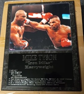 Mike Tyson statistics plaque - Picture 1 of 1